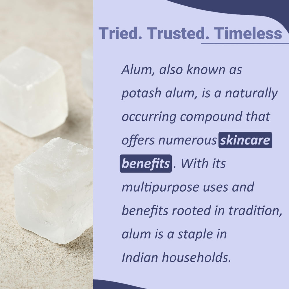 Crystallized Mi Nature Alum Powder 100g granules