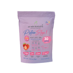 MI NUEVA SILUETA Lipotransfer Stage 1 bottle supports post-surgery recovery and fat maintenance.