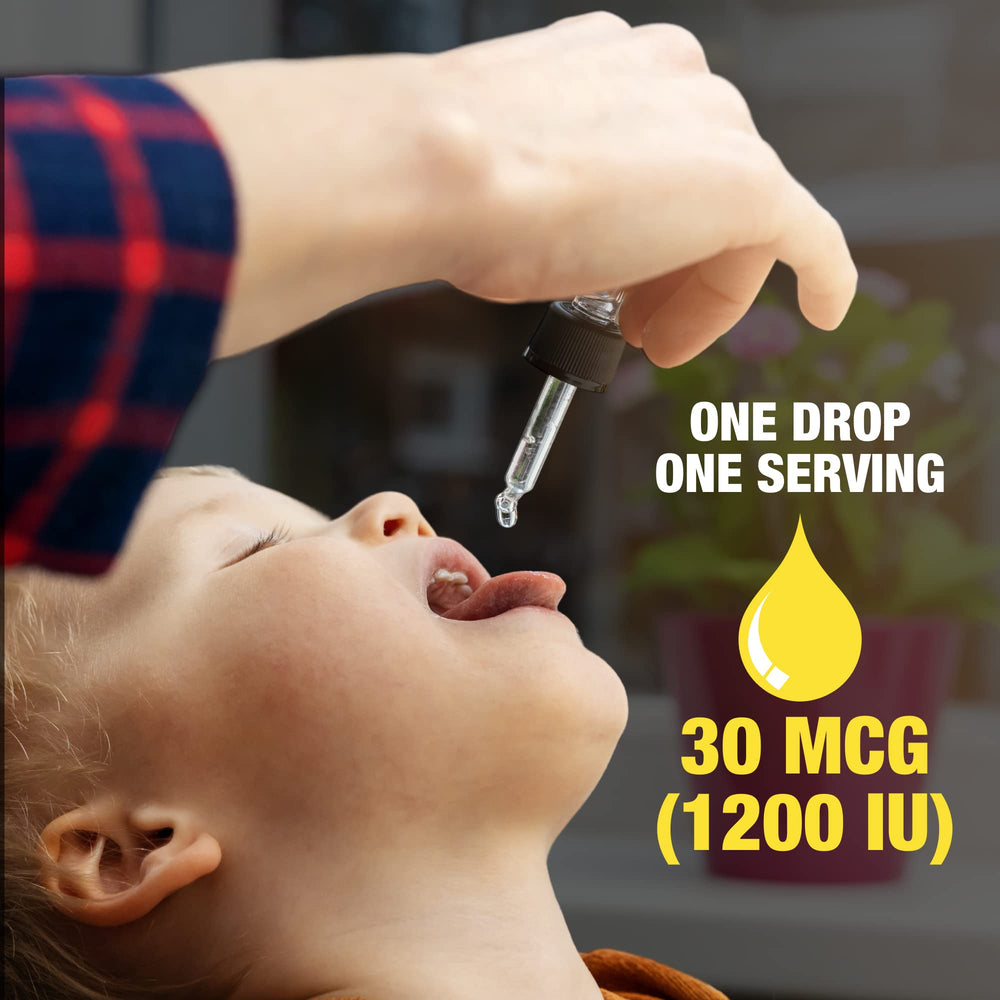 Label highlights 1200 IU Vitamin D3 for bone support