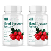Front view of MICHAEL'S Blood Pressure Factors two-pack bottle