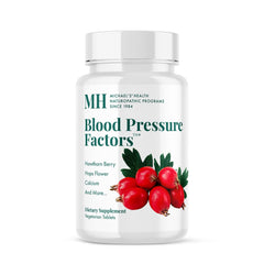 MICHAEL'S Blood Pressure Factors label-front shows the product designed to support fluid balance and overall well-being.