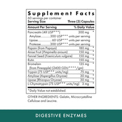 Bottle of MICHAEL'S Digestive Enzymes capsules