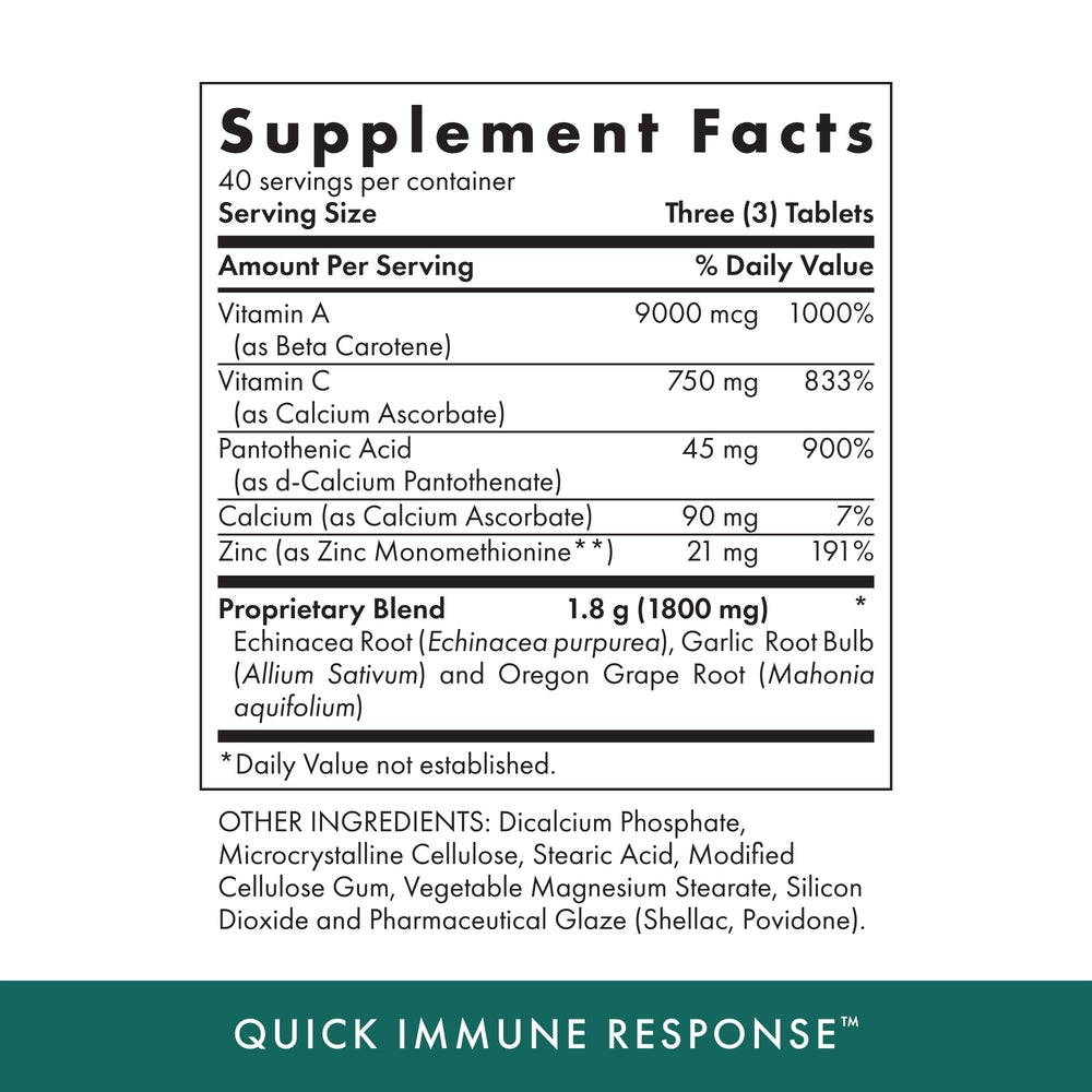 Close-up of immunity tablets in bottle