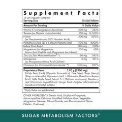 Front packaging of Michael's Naturopathic Sugar Metabolism Factors