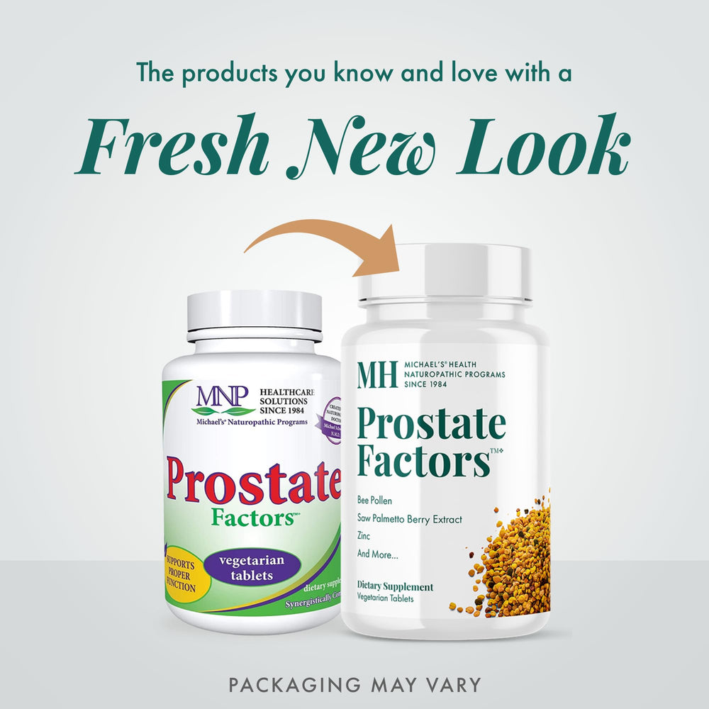 Supplement ingredients including zinc and vitamin E for prostate health