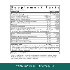 Front packaging of MICHAEL'S Teen Boys Daily Multivitamin