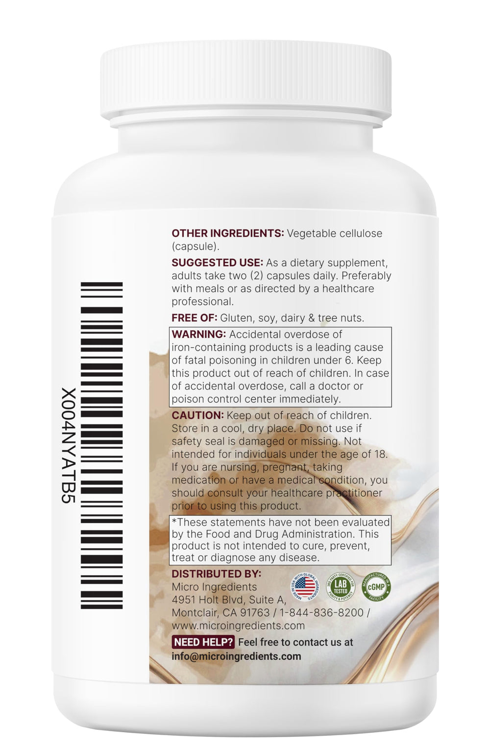 Gastric sleeve support vitamin for energy and immune health