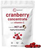 Micro Ingredients Cranberry Softgels for Women bottle – 300 count