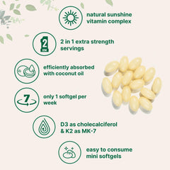 D3 and K2 absorption with MCT coconut oil