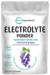 Micro Ingredients Hydration Electrolyte Powder in Concord Grape 2 lb bag
