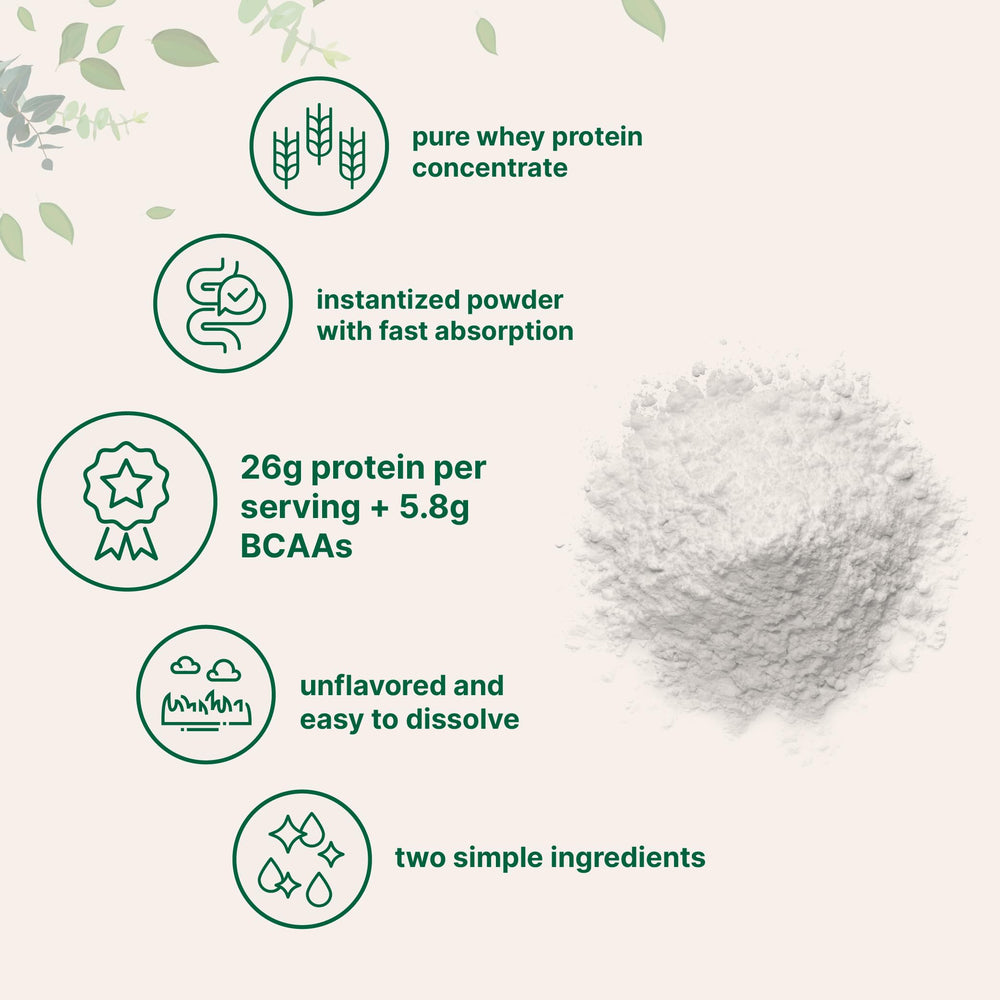Micro Ingredients Instant Whey Protein Concentrate label confirms non-GMO, soy-free ingredients