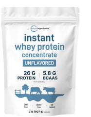 Micro Ingredients Instant Whey Protein Concentrate pours smoothly for quick shakes
