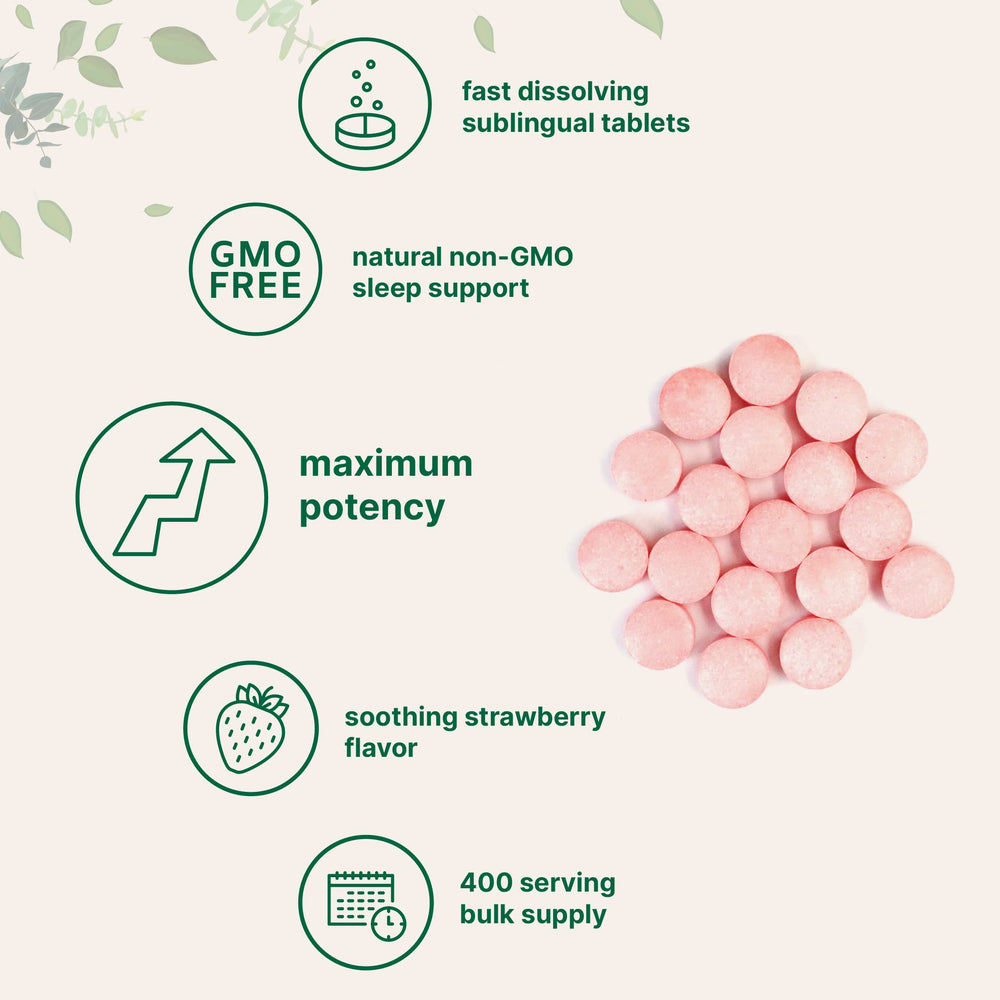 Non-GMO, gluten-free melatonin supplement