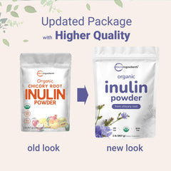 Packaging image for Micro Ingredients Organic Inulin Fiber Powder 2lb