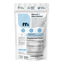 Micro Ingredients supplement bottle beside ruler showing size and count transparency