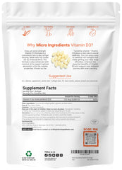 Close-up of Vitamin D3 softgels infused with virgin coconut oil