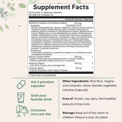 Close-up of probiotic veggie capsules