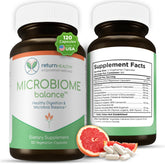Front view of Microbiome Balance bottle