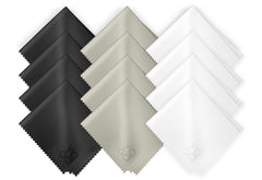 Main product image: Microfiber Cleaning Cloth 12-Pack (6x7) for eyeglasses and screens