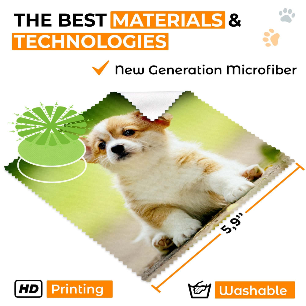 Eyeglass cleaning cloth used on a smartphone screen