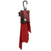 Red microfiber cleaning cloth for glasses