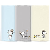 Snoopy microfiber cleaning cloth for glasses and screens – 3 pack, front view