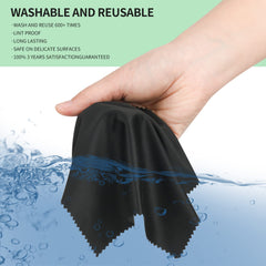 Pink microfiber cleaning cloths (7x6 inches) from 18-pack