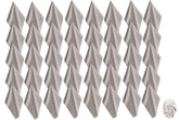Front view of 40-piece grey microfiber cleaning cloths pack