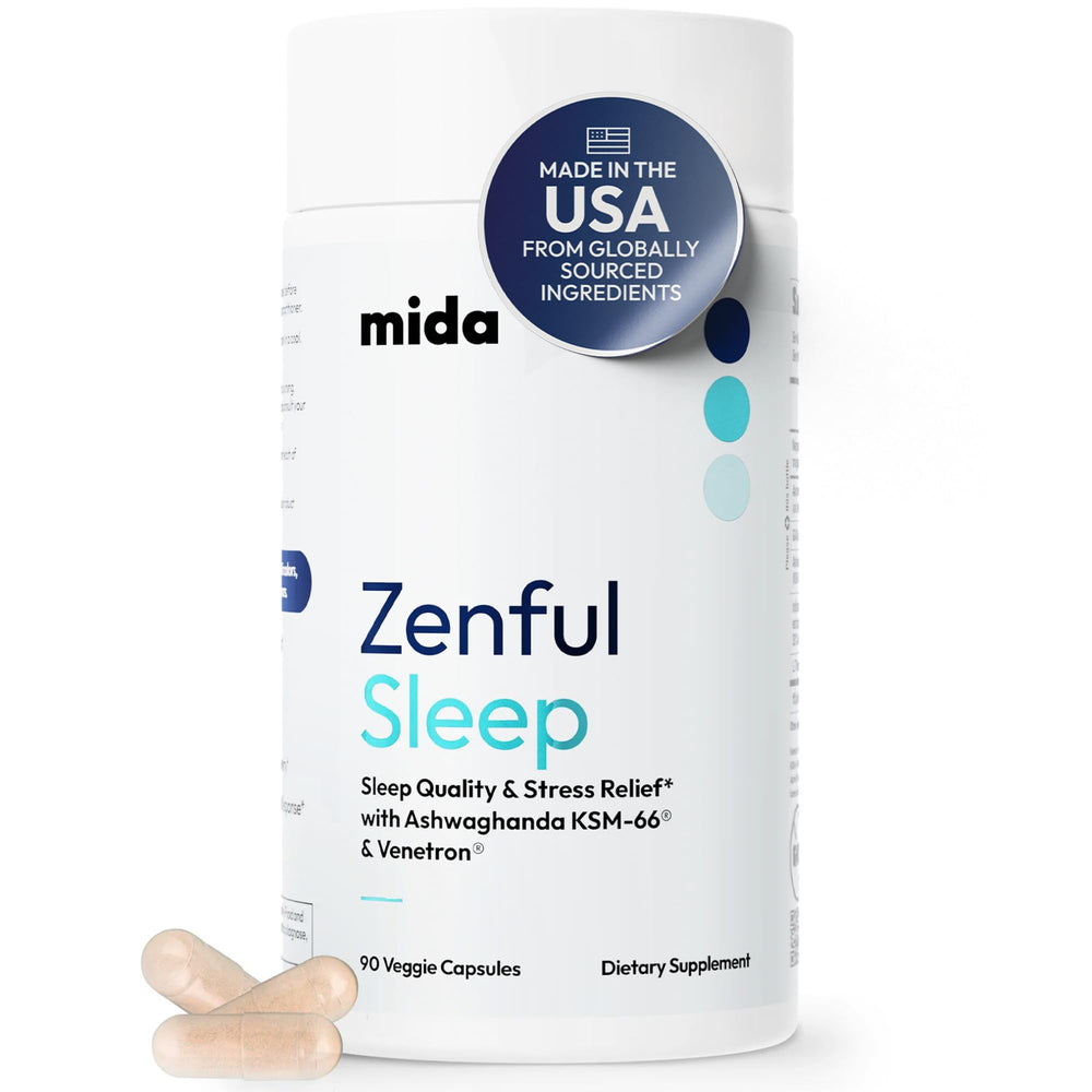 Mida Health Zenful Sleep bottle and packaging