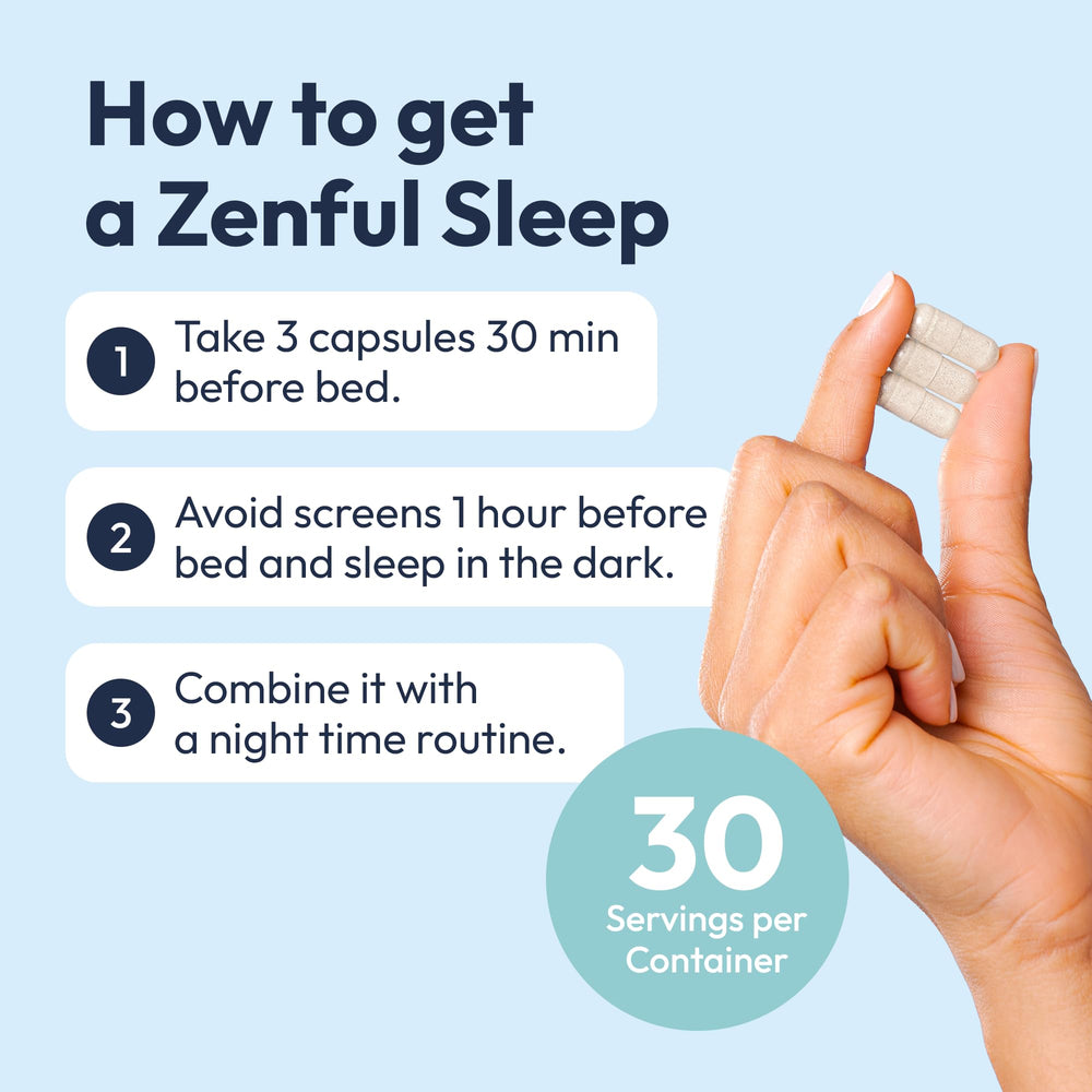 Melatonin-free Zenful Sleep packaging