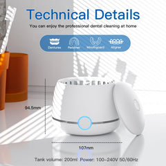 200ml cleaning pod with stainless steel insert