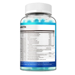 Close-up of berry-flavored gummy texture