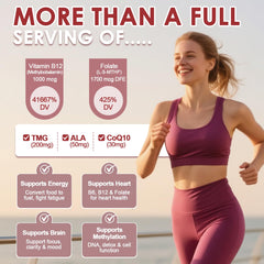 Vitamin B12 methylcobalamin displayed on label