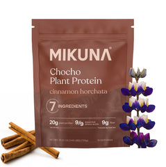 Mikuna Chocho protein bag-pack highlights plant protein for active lifestyles.