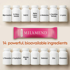 milamend mixing in water illustrating easy dissolve and quick daily preparation