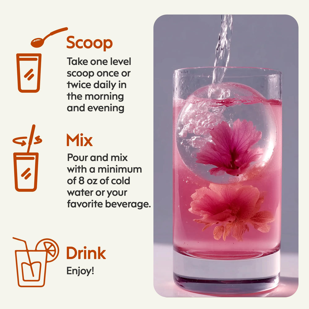 milamend mixed in a smoothie showcasing convenient use for on‑the‑go routines