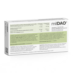 milDAO with catalase packaging illustration