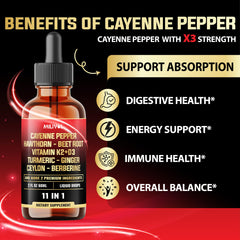 MILIVOL Cayenne Pepper Drops with Hawthorn Berry image