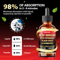 Immune and digestive support oregano drops