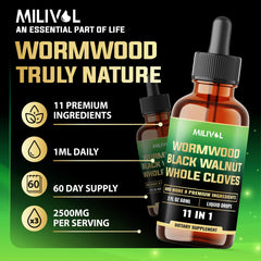 Berberine HCl included in Wormwood Drops