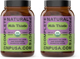 Bottle of milk thistle capsules 500 mg