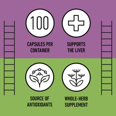 Natural health supplement photography with capsules