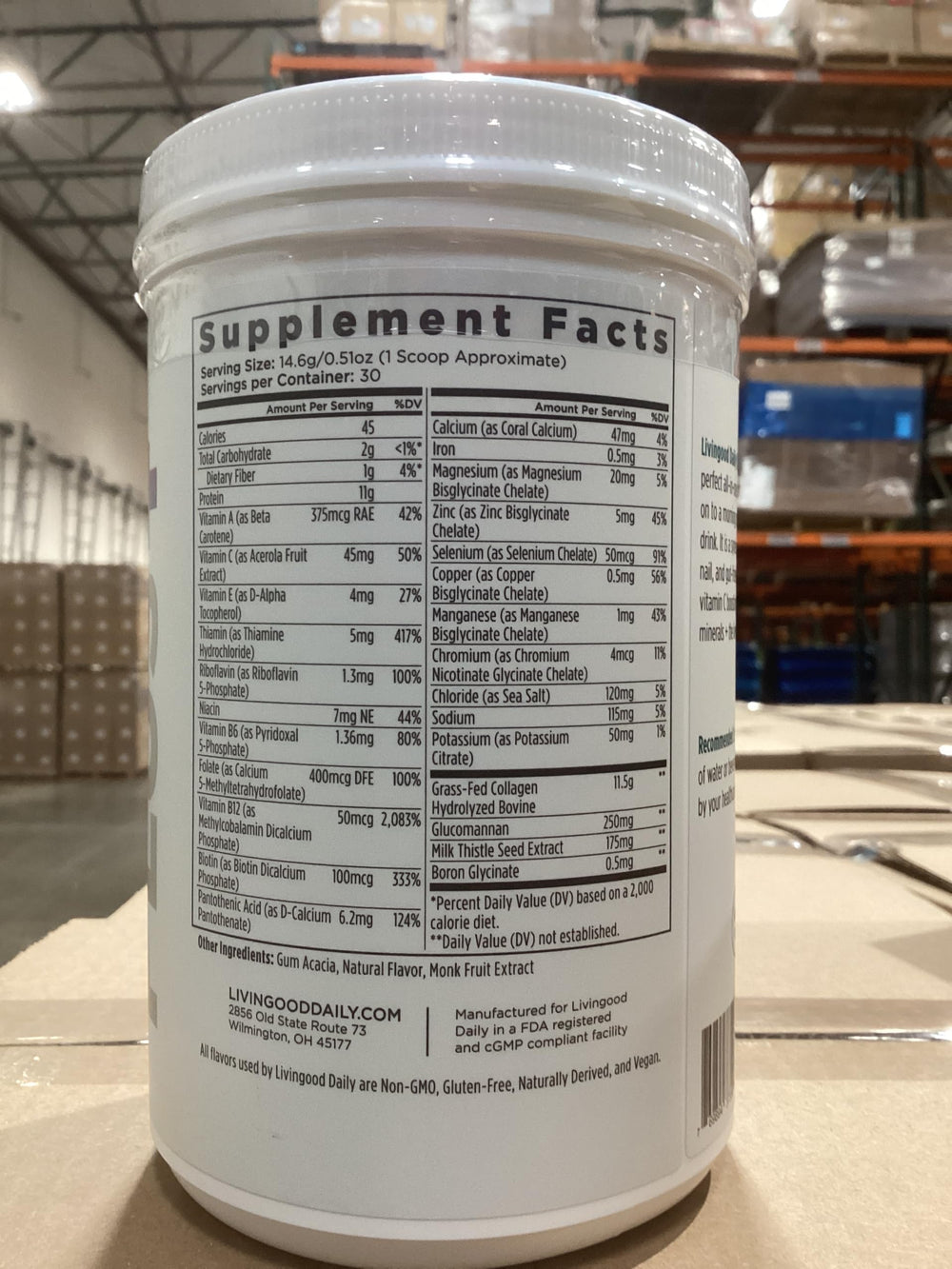 Milk thistle for liver support in collagen supplement