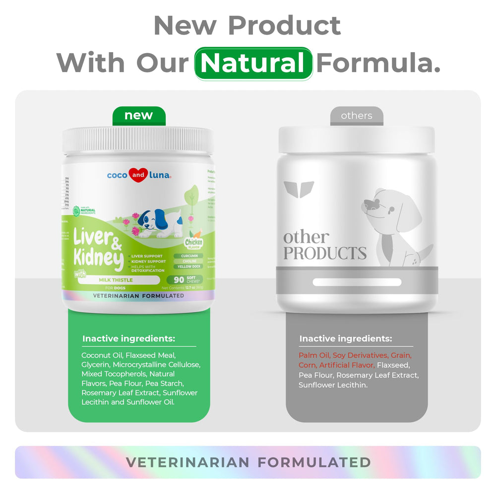 EPA and DHA enriched liver support supplement for dogs