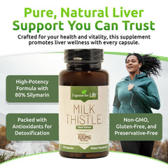 Milk Thistle seed extract capsules for canine liver health
