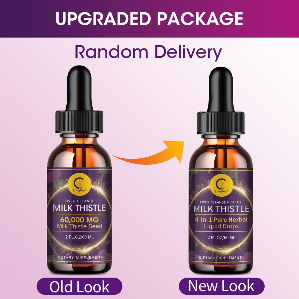 Milk Thistle Drops packaging and box