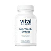 Vital Nutrients Milk Thistle Extract 250mg bottle with 60 capsules