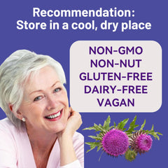 GMP-certified bottle with gluten-free, dairy-free formula