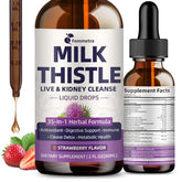 Milk Thistle Liquid Drops bottle showing 2 oz size