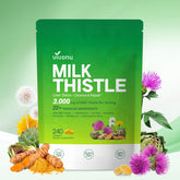 Milk Thistle Liver Detox Capsules bottle front